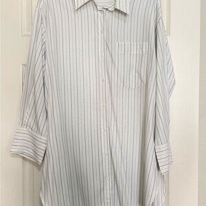 Zara Classic White Striped Women’s Shirt